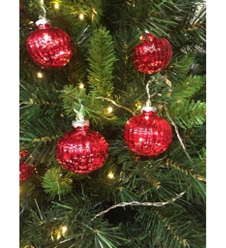STRING LIGHTS RED BATTERY OPERATED 