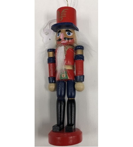 NUTCRACKER BLUE AND RED WITH A SWORD    