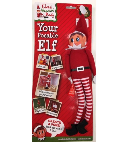 NAUGHTY ELF'S BEND AND POSE  